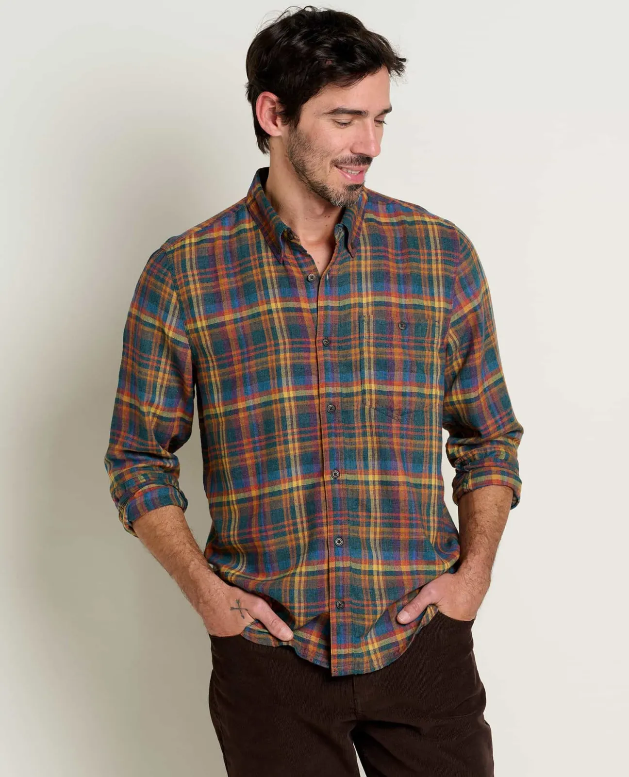 Men Toad&Co Flannels*Airsmyth Long Sleeve Shirt