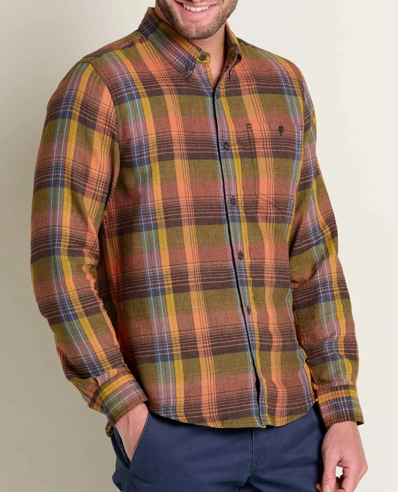 Men Toad&Co Flannels*Airsmyth Long Sleeve Shirt