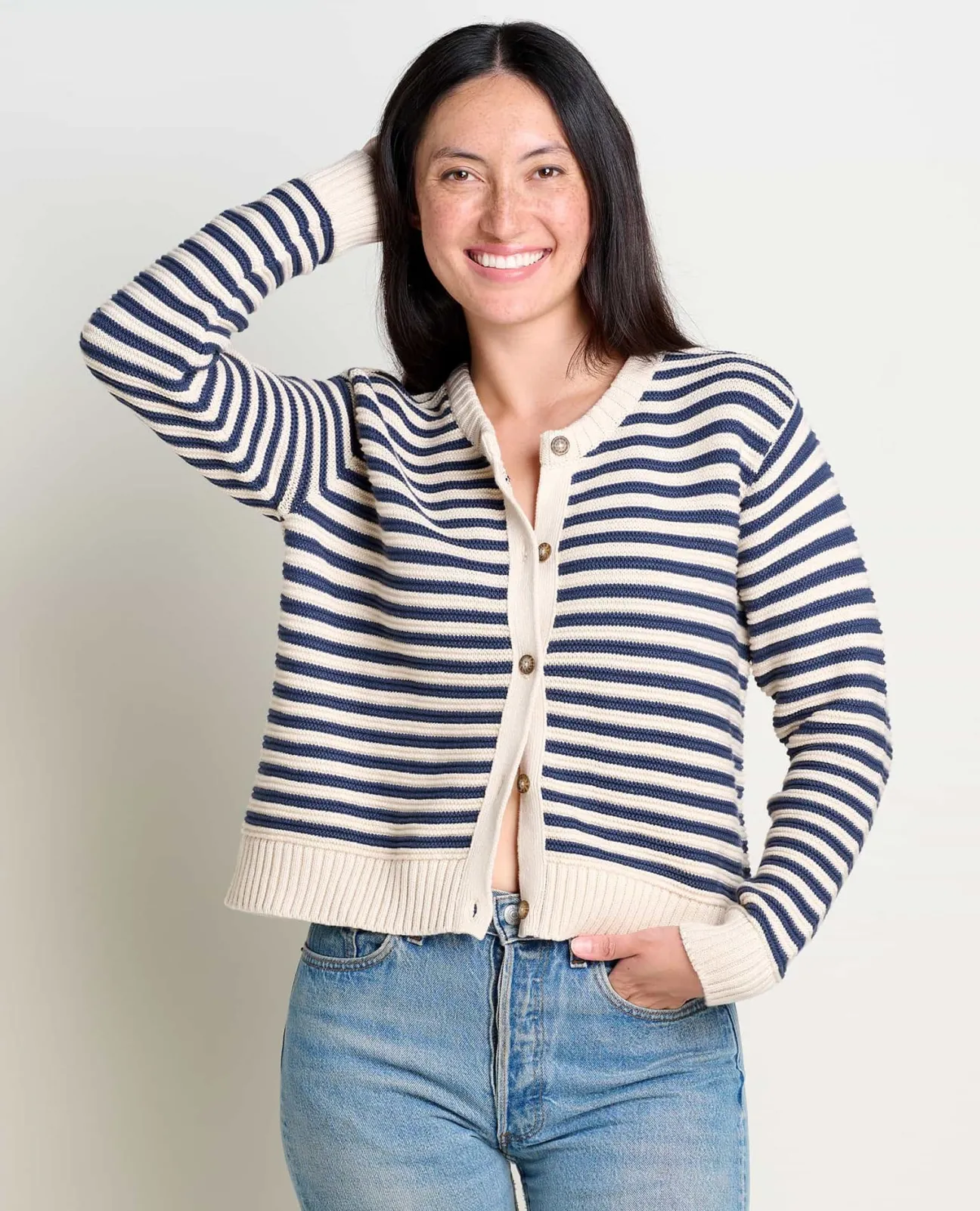 Women Toad&Co Sweaters*Bianca Crew Cardigan