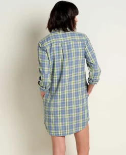 Women Toad&Co Flannels*Bodie Quarter Zip Dress