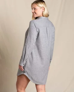 Women Toad&Co Flannels*Bodie Quarter Zip Dress