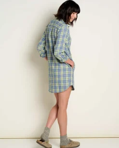 Women Toad&Co Flannels*Bodie Quarter Zip Dress