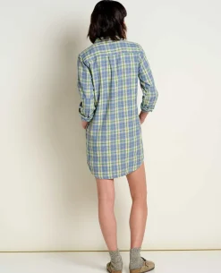 Women Toad&Co Flannels*Bodie Quarter Zip Dress