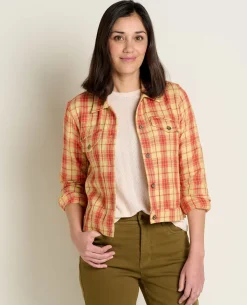 Women Toad&Co Flannels*Bodie Shirt Jacket
