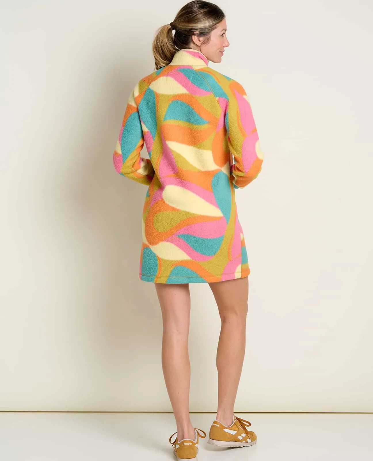 Women Toad&Co Dresses*Campo Fleece 1/4 Snap Dress