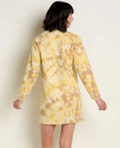 Women Toad&Co Dresses*Campo Fleece 1/4 Snap Dress