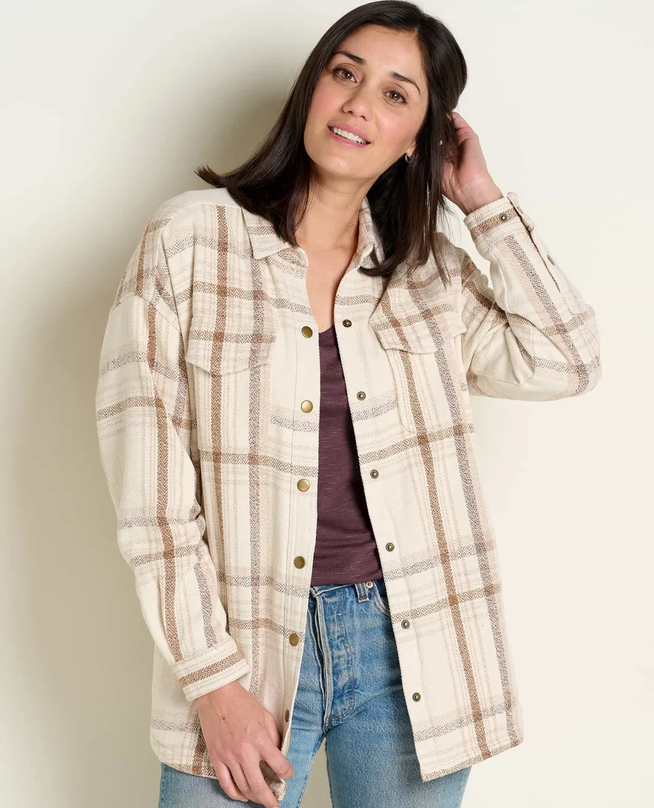 Women Toad&Co Flannels*Conifer Shirt Jacket