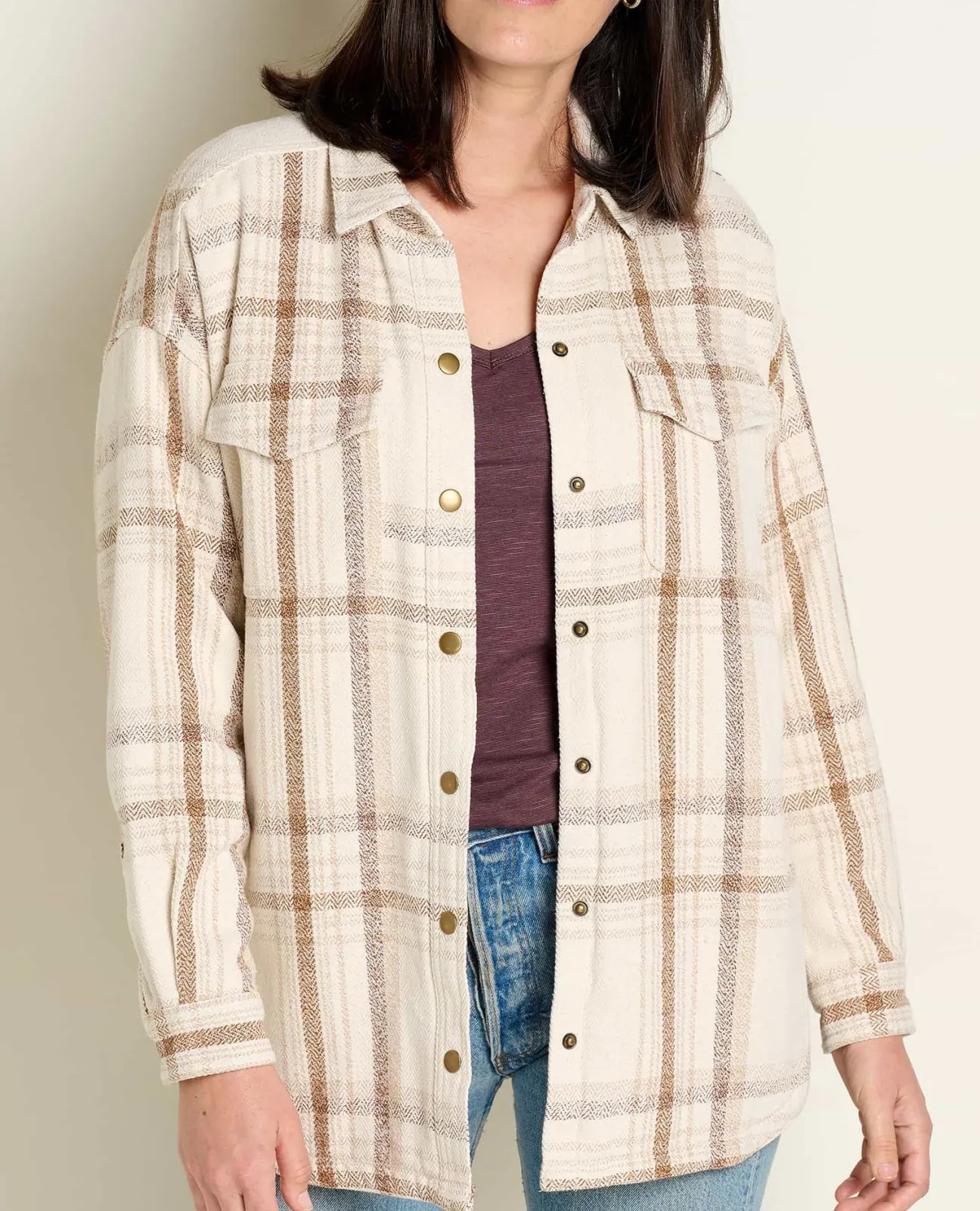 Women Toad&Co Flannels*Conifer Shirt Jacket