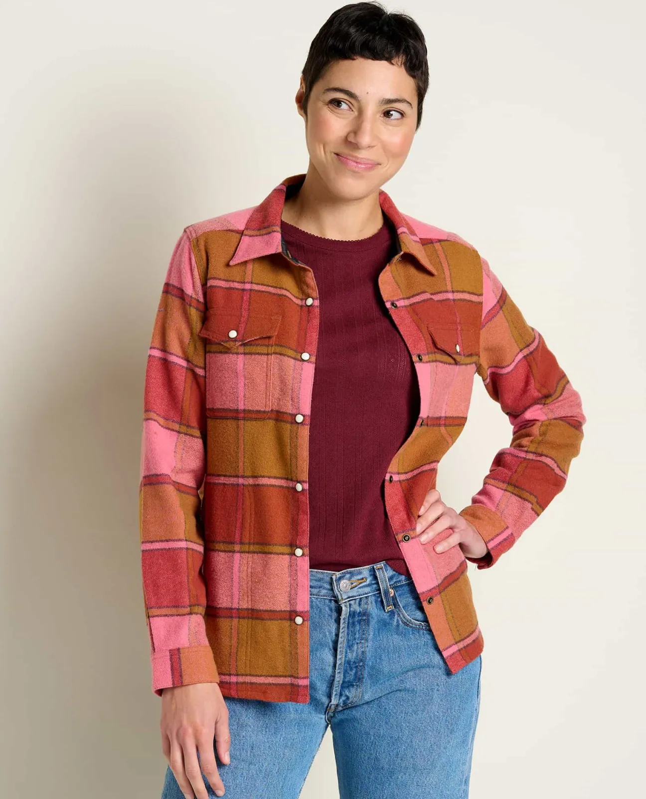 Women Toad&Co Flannels*Folk Yeah Shirt Jacket