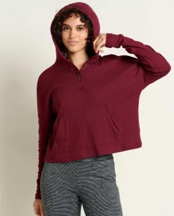 Women Toad&Co Sweaters*Foothill Pointelle Hoodie