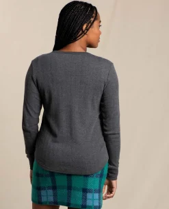 Women Toad&Co Loungewear & Sleep*Foothill Pointelle Long Sleeve Crew
