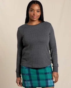 Women Toad&Co Sweaters*Foothill Pointelle Long Sleeve Crew