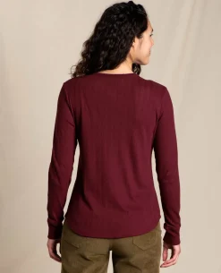 Women Toad&Co Sweaters*Foothill Pointelle Long Sleeve Crew