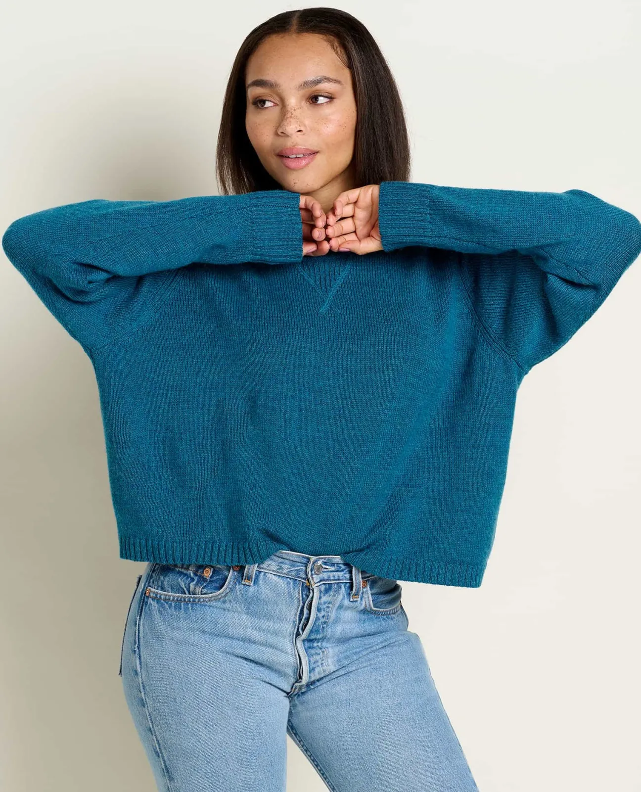 Women Toad&Co Sweaters*Foxfern Crew Sweater