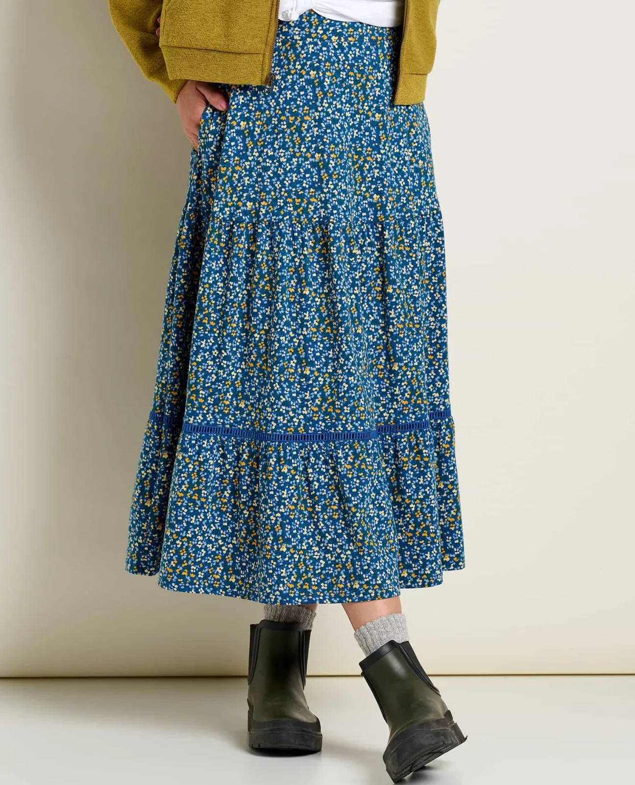 Women Toad&Co Skirts & Skorts*Marigold Tiered Midi Skirt
