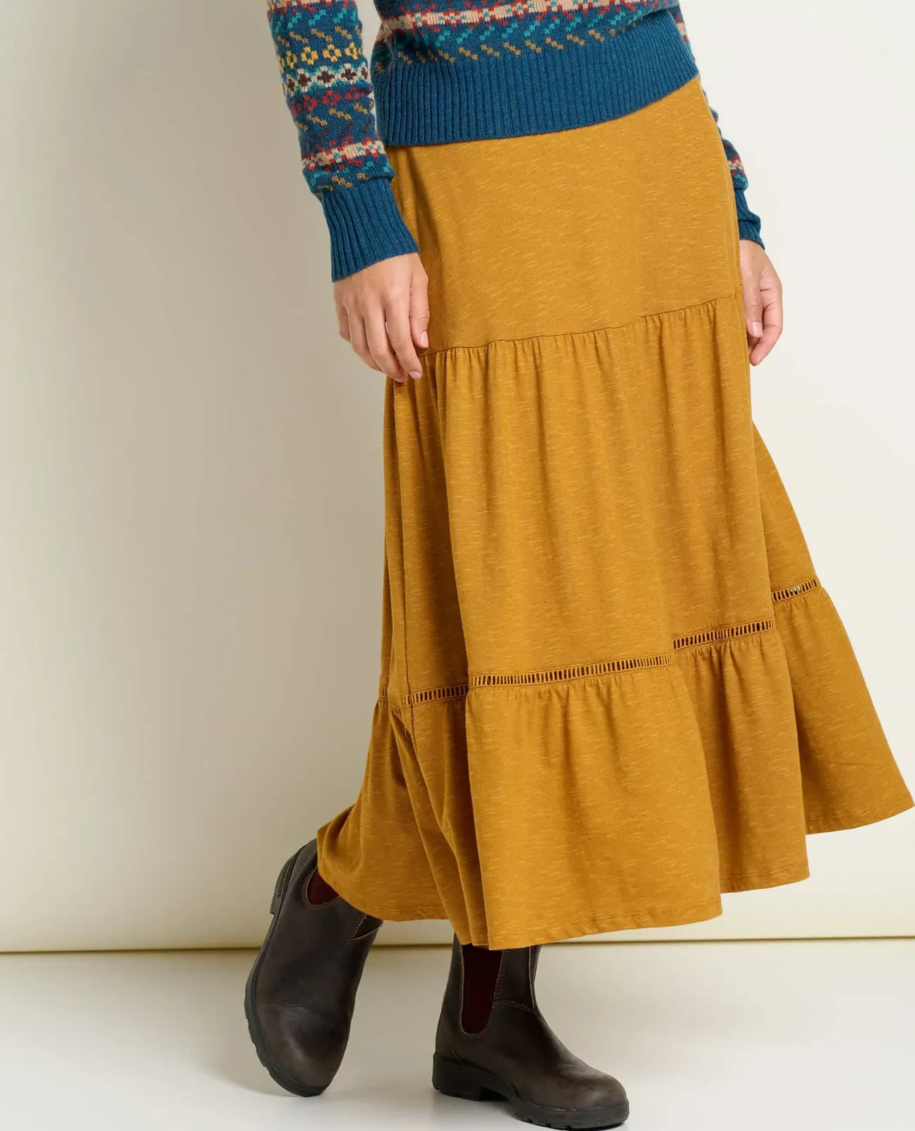Women Toad&Co Skirts & Skorts*Marigold Tiered Midi Skirt
