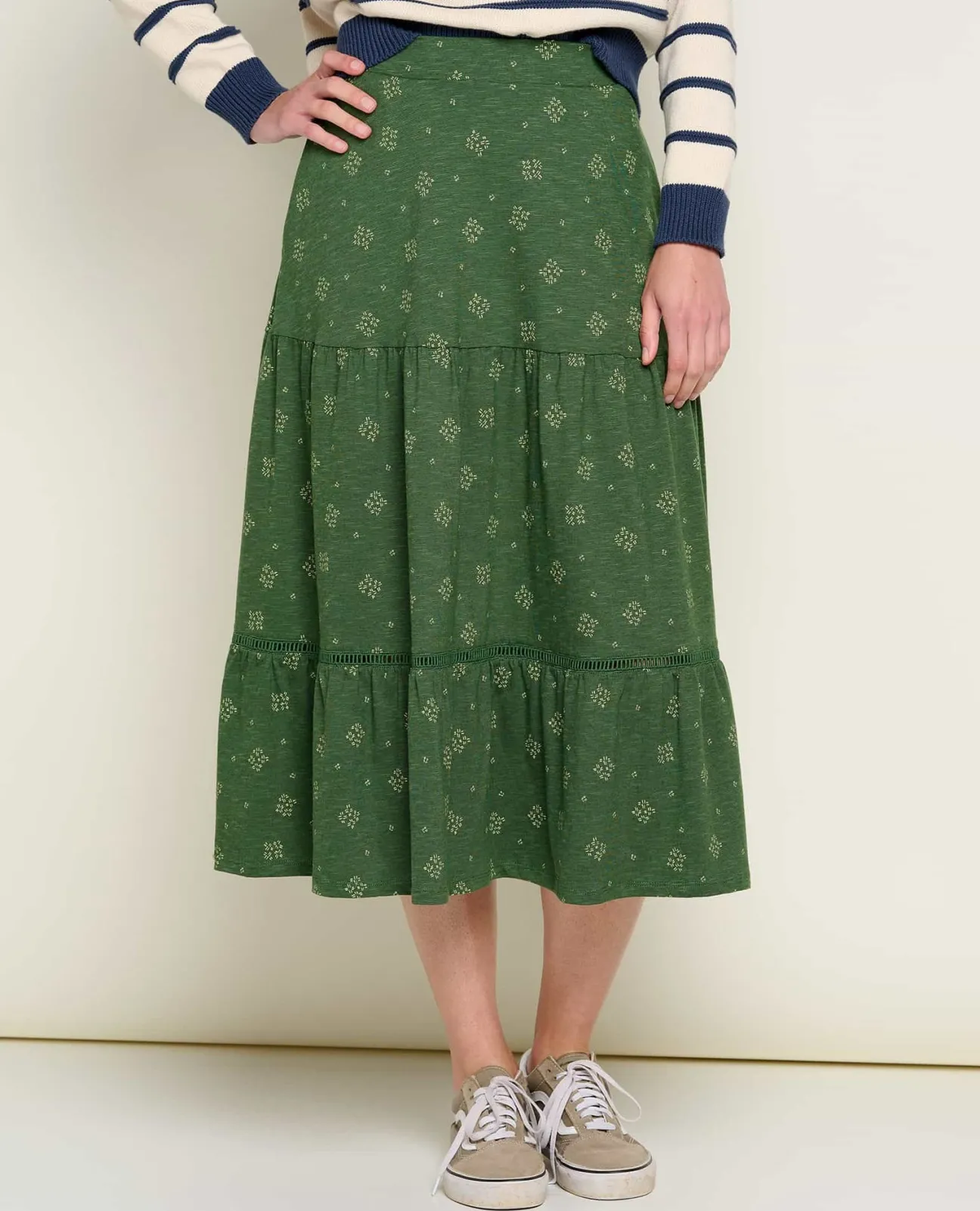 Women Toad&Co Skirts & Skorts*Marigold Tiered Midi Skirt