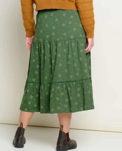 Women Toad&Co Skirts & Skorts*Marigold Tiered Midi Skirt