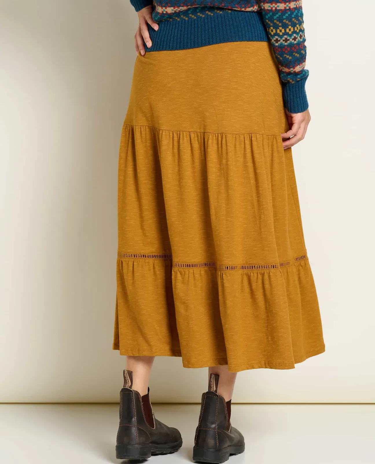 Women Toad&Co Skirts & Skorts*Marigold Tiered Midi Skirt
