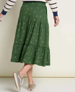 Women Toad&Co Skirts & Skorts*Marigold Tiered Midi Skirt