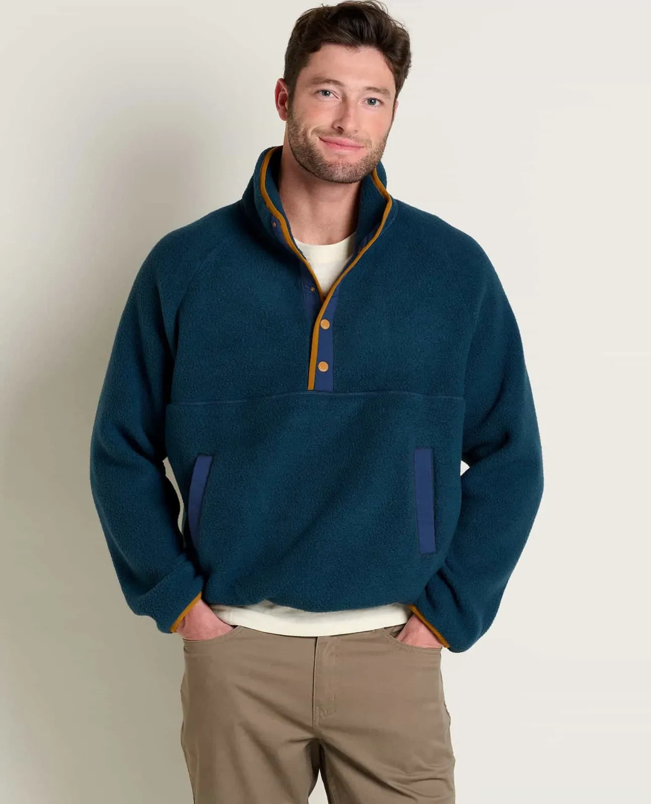 Men Toad&Co New Arrivals*Men's Campo Fleece Pullover
