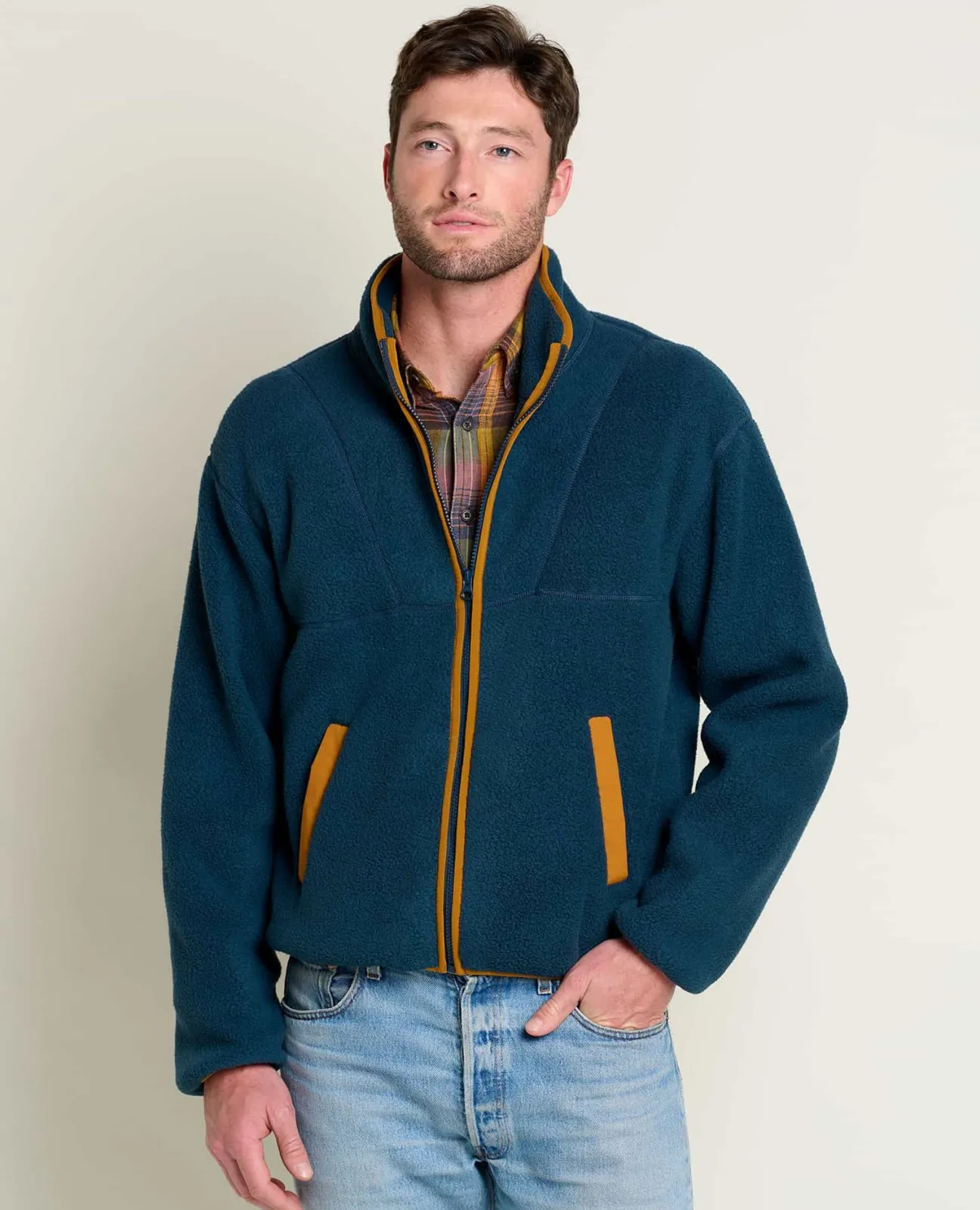 Men Toad&Co Jackets & Layers*Men's Campo Fleece Zip Jacket