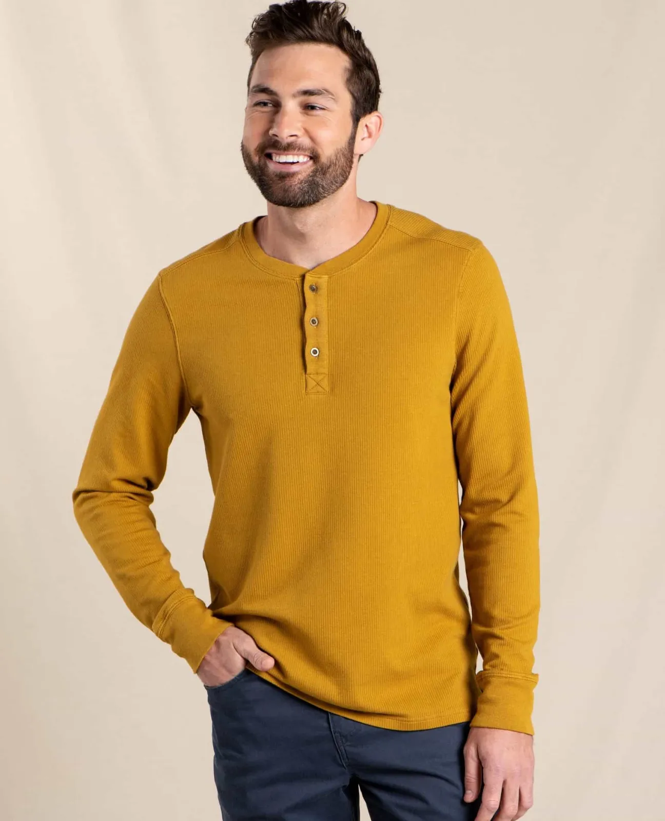 Men Toad&Co Shirts*Men's Ponderosa Long Sleeve Henley