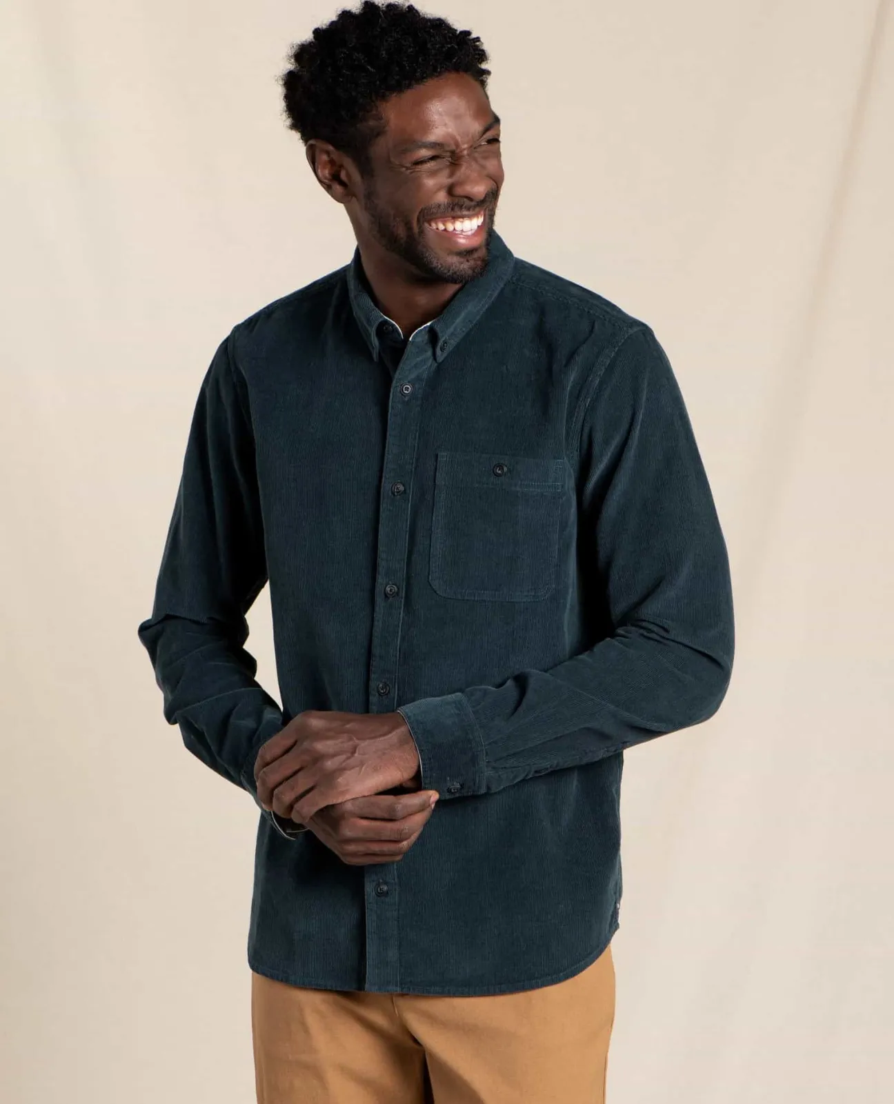 Men Toad&Co Shirts*Men's Scouter Cord Long Sleeve Shirt