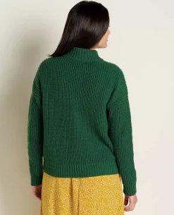 Women Toad&Co Sweaters*Moss Point Henley Sweater