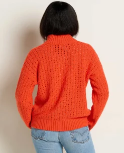 Women Toad&Co Sweaters*Moss Point Henley Sweater