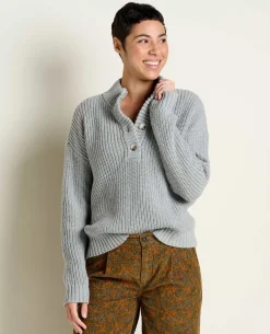 Women Toad&Co Sweaters*Moss Point Henley Sweater