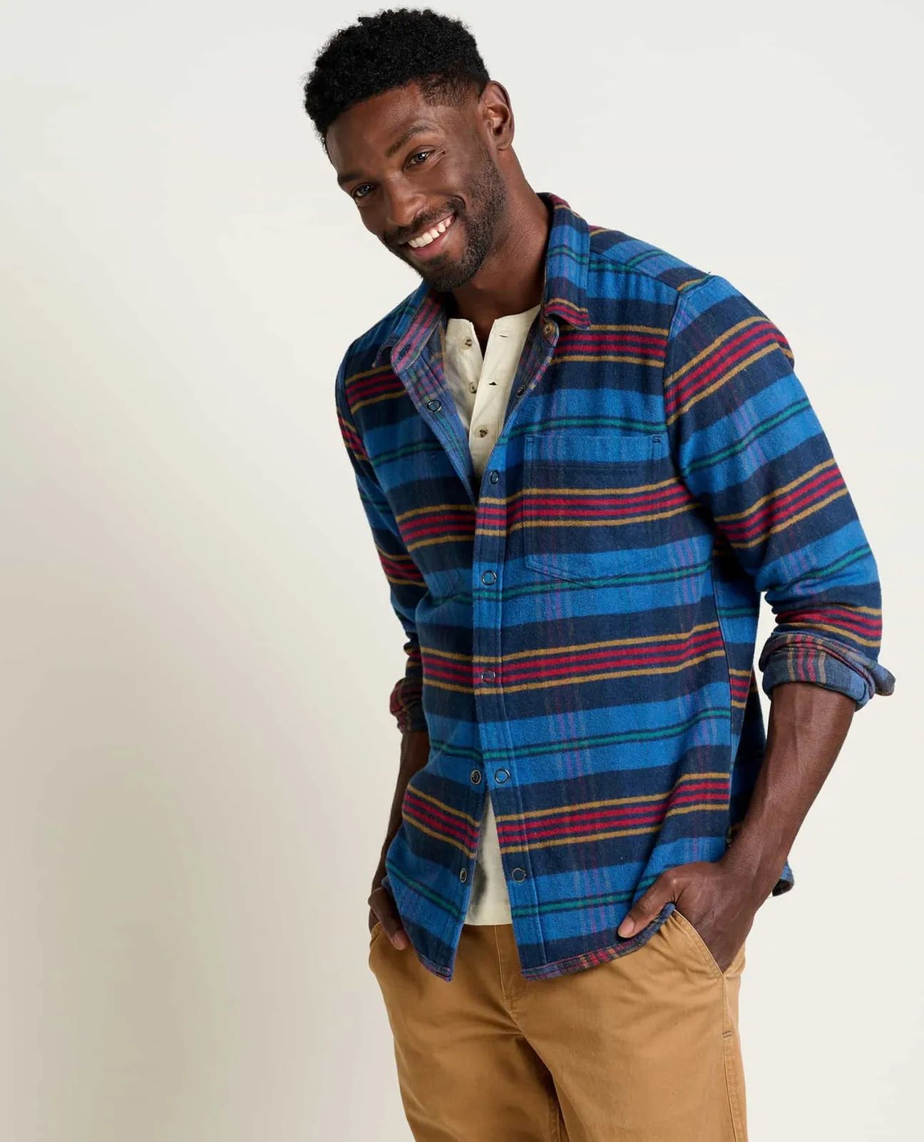 Men Toad&Co Flannels*Over And Out Reversible Long Sleeve Shirt