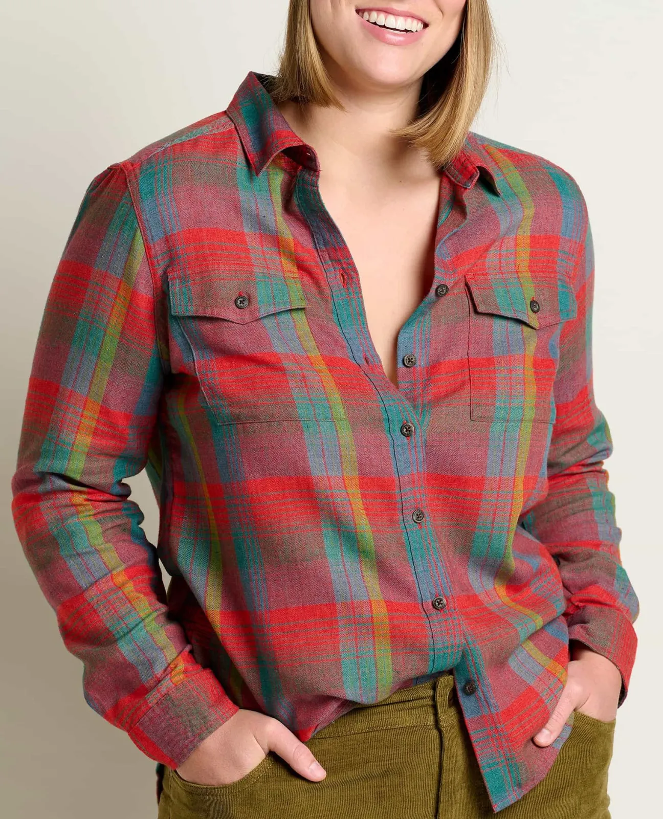 Women Toad&Co Flannels*Re-Form Flannel Shirt