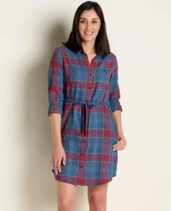 Women Toad&Co Flannels*Re-Form Flannel Shirtdress