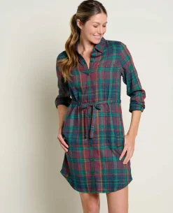 Women Toad&Co Flannels*Re-Form Flannel Shirtdress