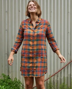 Women Toad&Co Flannels*Re-Form Flannel Shirtdress