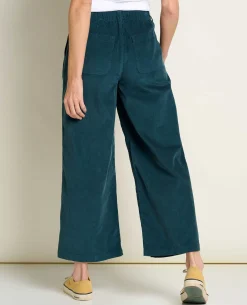 Women Toad&Co Pants*Scouter Cord Pleated Pull On Pant