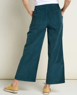 Women Toad&Co Pants*Scouter Cord Pleated Pull On Pant