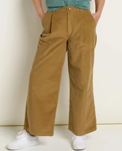 Women Toad&Co Pants*Scouter Cord Pleated Pull On Pant