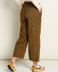 Women Toad&Co Pants*Scouter Cord Pleated Pull On Pant