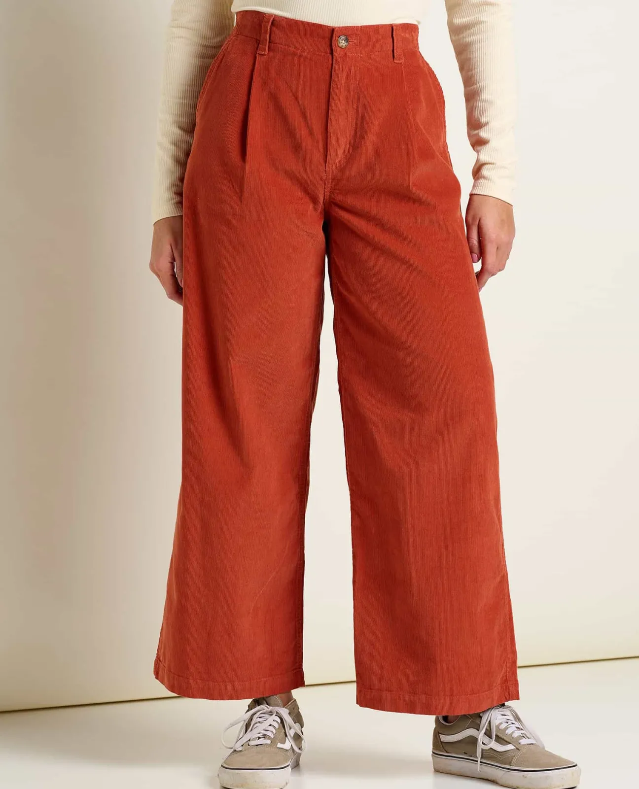 Women Toad&Co Pants*Scouter Cord Pleated Pull On Pant