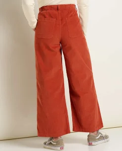 Women Toad&Co Pants*Scouter Cord Pleated Pull On Pant