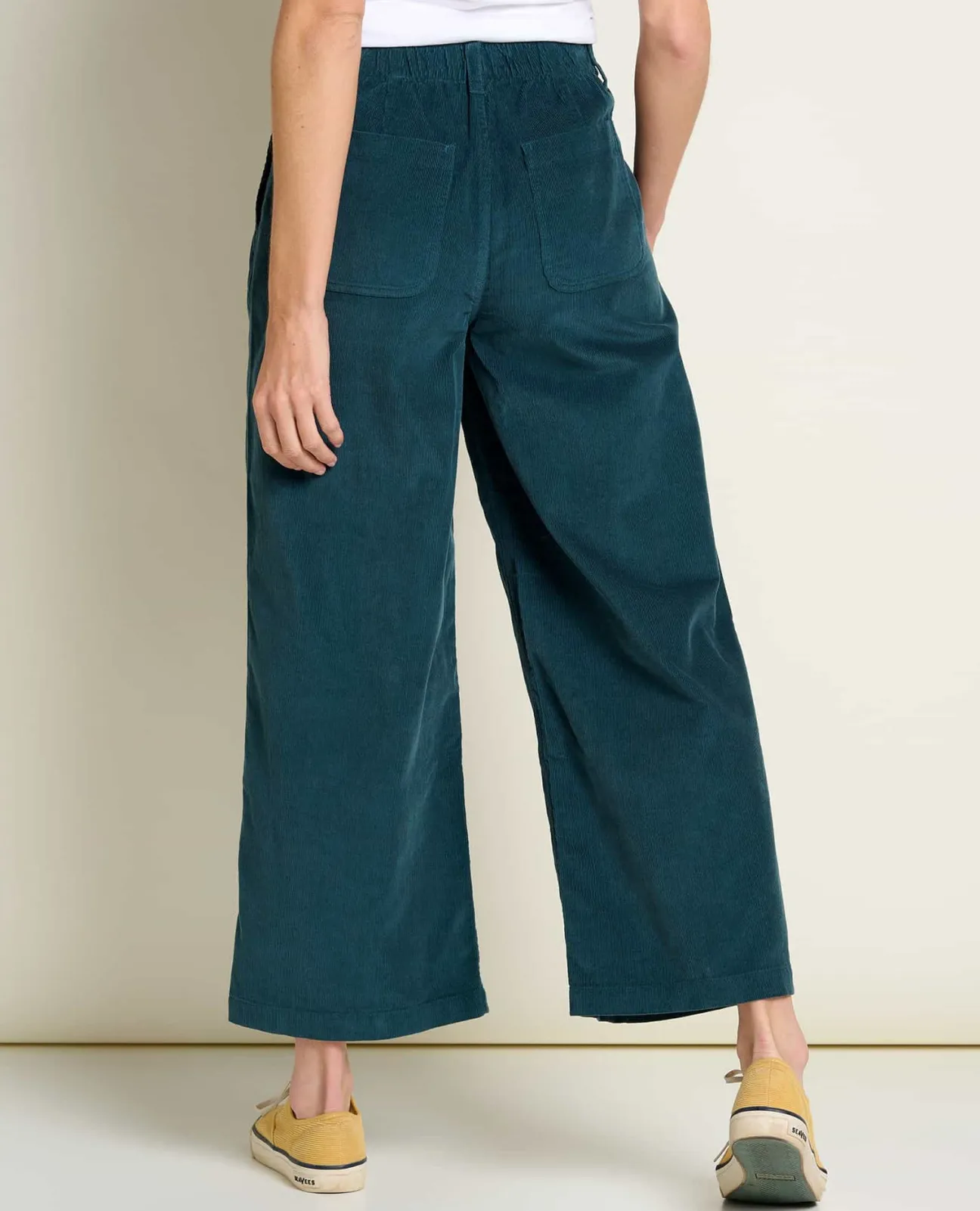 Women Toad&Co Pants*Scouter Cord Pleated Pull On Pant