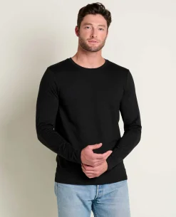 Men Toad&Co T-Shirts*Tempo Long Sleeve Crew