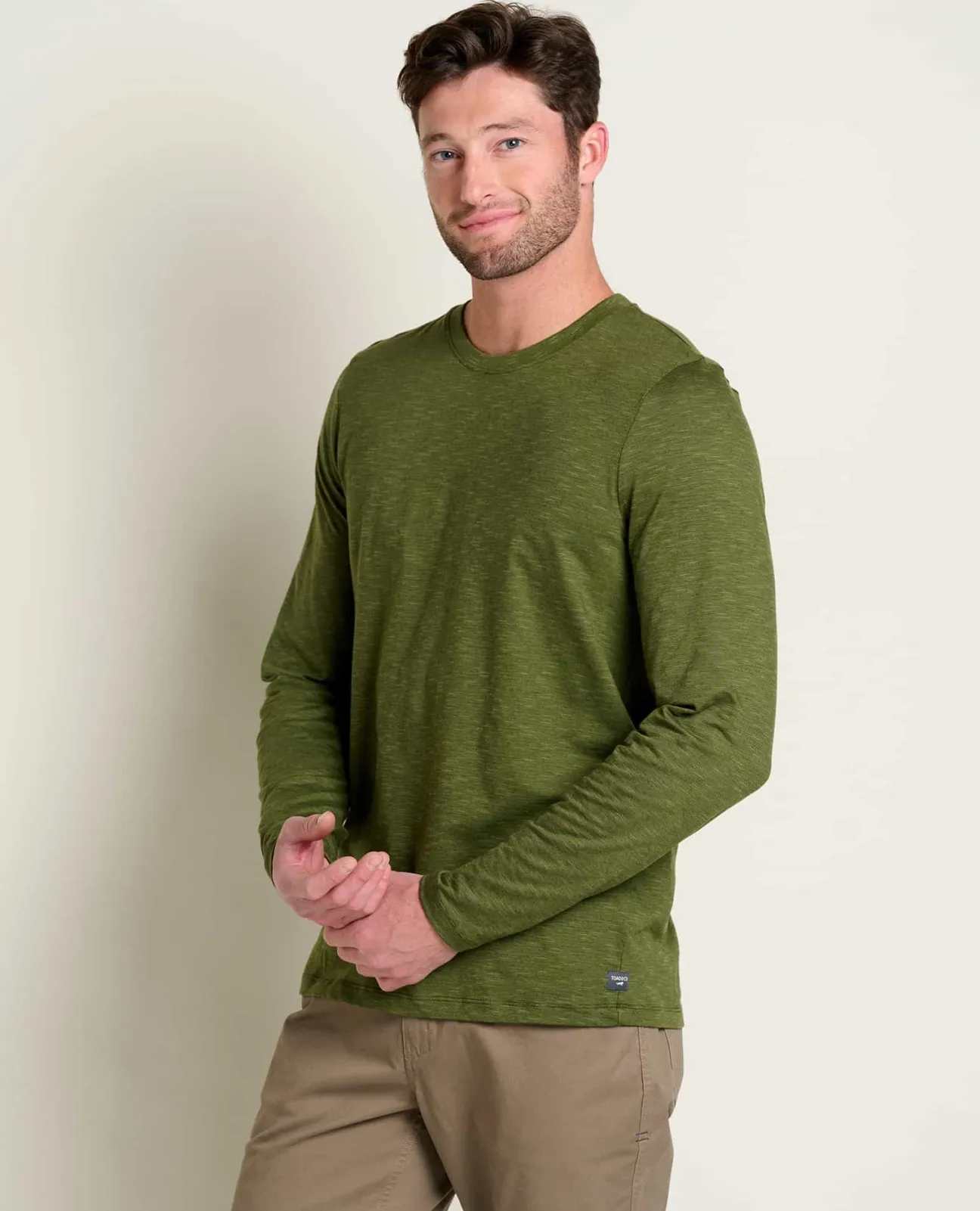 Men Toad&Co T-Shirts*Tempo Long Sleeve Crew