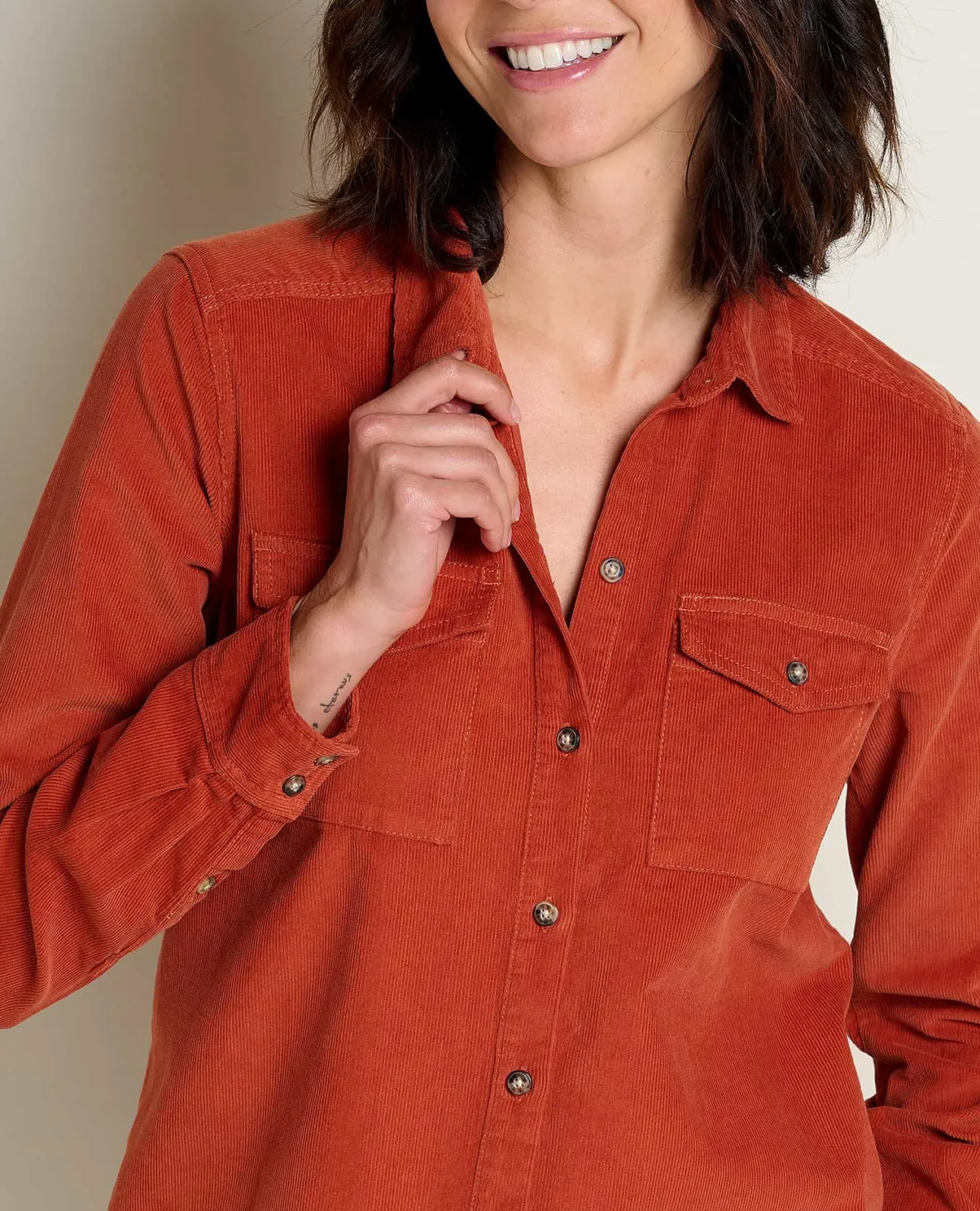 Women Toad&Co Jackets & Layers*Women's Scouter Cord Long Sleeve Shirt