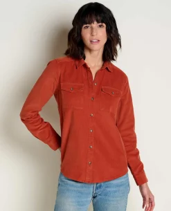 Women Toad&Co Jackets & Layers*Women's Scouter Cord Long Sleeve Shirt